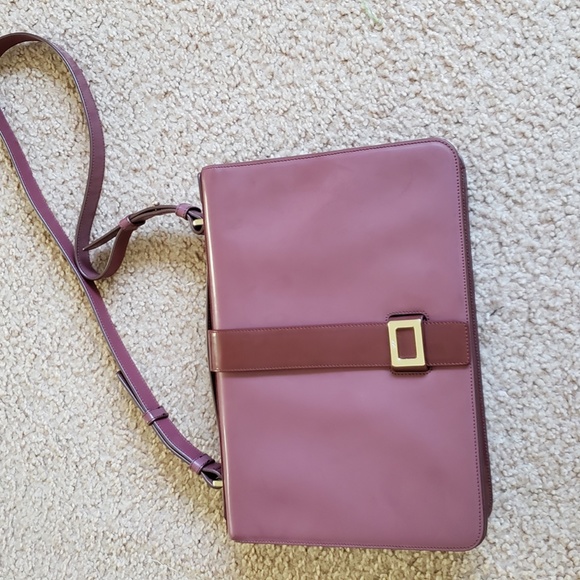 NWOT Roger Vivier Patent Leather Burgundy Handbag - Picture 11 of 16